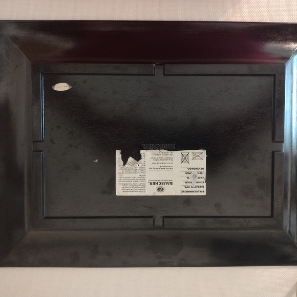 Bauscher Black Rectangular Chargers Restaurant Quality Charcuterie - Picture 5 of 14